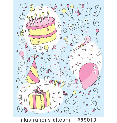 Royalty-Free (RF) Birthday Clipart Illustration by Cory Thoman - Stock Sample #69010
