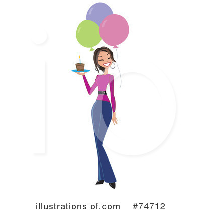 Royalty-Free (RF) Birthday Clipart Illustration by peachidesigns - Stock Sample #74712