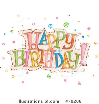 Happy Birthday Clipart #76208 by BNP Design Studio