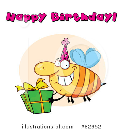 Royalty-Free (RF) Birthday Clipart Illustration by Hit Toon - Stock Sample #82652