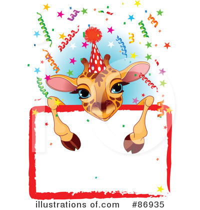 Royalty-Free (RF) Birthday Clipart Illustration by Pushkin - Stock Sample #86935