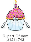 Birthday Cupcake Clipart #1211743 by Cory Thoman