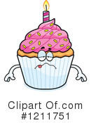 Birthday Cupcake Clipart #1211751 by Cory Thoman