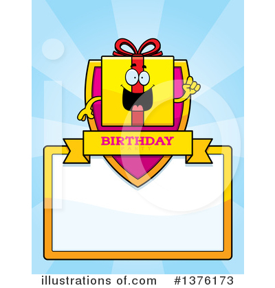 Royalty-Free (RF) Birthday Gift Character Clipart Illustration by Cory Thoman - Stock Sample #1376173