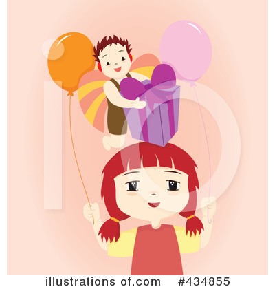 Royalty-Free (RF) Birthday Gift Clipart Illustration by Cherie Reve - Stock Sample #434855