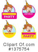 Birthday Girl Clipart #1375754 by Cory Thoman