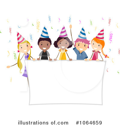 Royalty-Free (RF) Birthday Party Clipart Illustration by BNP Design Studio - Stock Sample #1064659