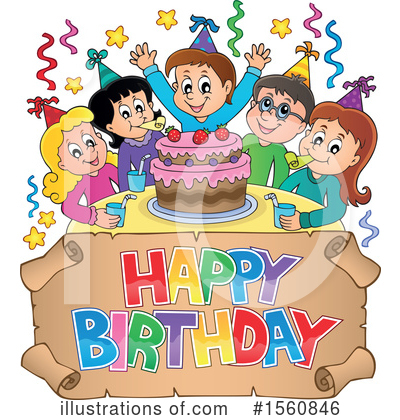 Birthday Cake Clipart #1560846 by visekart