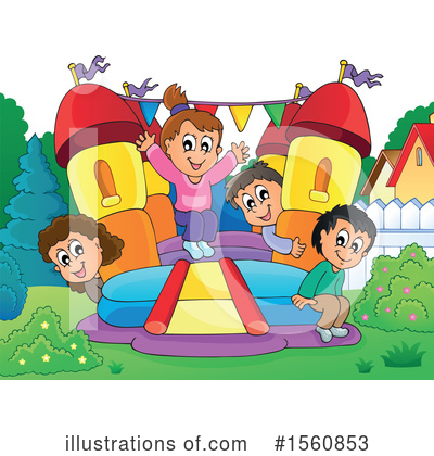 Bounce House Clipart #1560853 by visekart