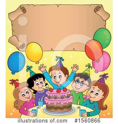 Birthday Cake Clipart #1560866 by visekart
