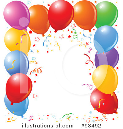 Royalty-Free (RF) Birthday Party Clipart Illustration by Pushkin - Stock Sample #93492