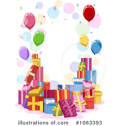 Royalty-Free (RF) Birthday Present Clipart Illustration by BNP Design Studio - Stock Sample #1063393