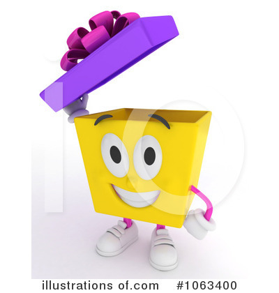 Royalty-Free (RF) Birthday Present Clipart Illustration by BNP Design Studio - Stock Sample #1063400
