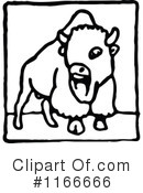 Bison Clipart #1166666 by Prawny Vintage