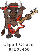 Bison Clipart #1280468 by Dennis Holmes Designs