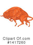 Bison Clipart #1417260 by patrimonio