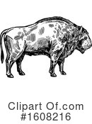 Bison Clipart #1608216 by Vector Tradition SM