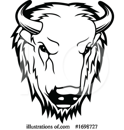 Royalty-Free (RF) Bison Clipart Illustration by Vector Tradition SM - Stock Sample #1698727