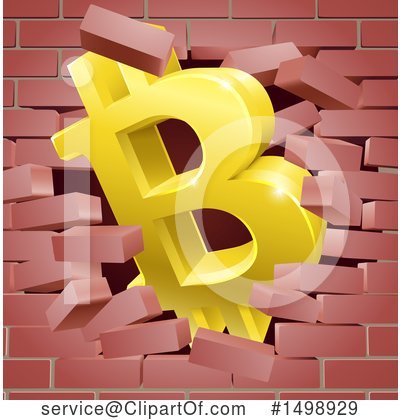 Bitcoin Clipart #1498929 by AtStockIllustration