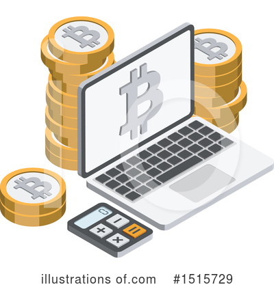 Royalty-Free (RF) Bitcoin Clipart Illustration by beboy - Stock Sample #1515729