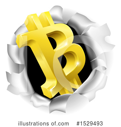 Bit Coin Clipart #1529493 by AtStockIllustration