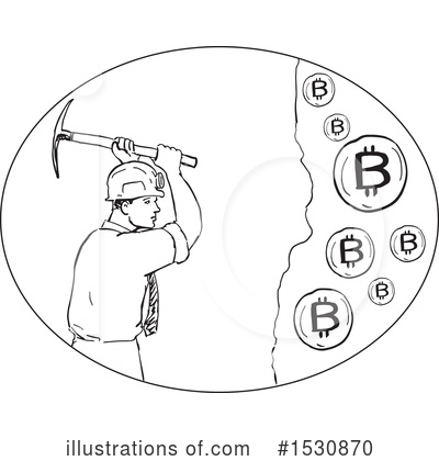 Royalty-Free (RF) Bitcoin Clipart Illustration by patrimonio - Stock Sample #1530870