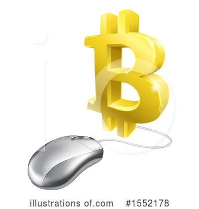 Bit Coin Clipart #1552178 by AtStockIllustration