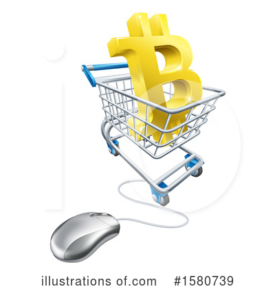 Bit Coin Clipart #1580739 by AtStockIllustration