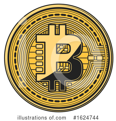Bitcoin Clipart #1624744 by Vector Tradition SM