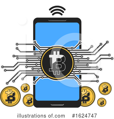 Bitcoin Clipart #1624747 by Vector Tradition SM