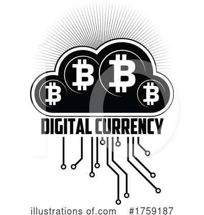Bitcoin Clipart #1759187 by Vector Tradition SM