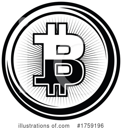 Bitcoin Clipart #1759196 by Vector Tradition SM
