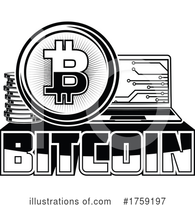Bitcoin Clipart #1759197 by Vector Tradition SM