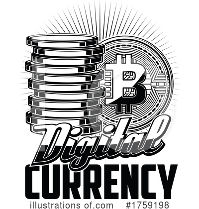 Bitcoin Clipart #1759198 by Vector Tradition SM