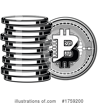 Bitcoin Clipart #1759200 by Vector Tradition SM