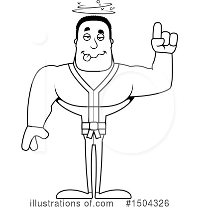 Royalty-Free (RF) Black And White Clipart Illustration by Cory Thoman - Stock Sample #1504326