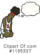 Black Athlete Clipart #1195337 by lineartestpilot