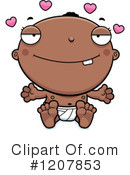 Black Baby Clipart #1207853 by Cory Thoman