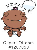 Black Baby Clipart #1207858 by Cory Thoman