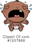 Black Baby Clipart #1207868 by Cory Thoman