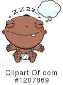 Black Baby Clipart #1207869 by Cory Thoman