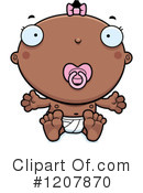Black Baby Clipart #1207870 by Cory Thoman