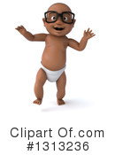 Black Baby Clipart #1313236 by Julos