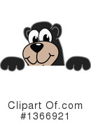 Black Bear School Mascot Clipart #1366921 by Mascot Junction
