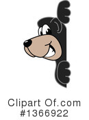 Black Bear School Mascot Clipart #1366922 by Mascot Junction