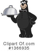 Black Bear School Mascot Clipart #1366935 by Mascot Junction