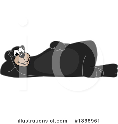 Black Bear School Mascot Clipart #1366961 by Toons4Biz