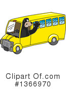 Black Bear School Mascot Clipart #1366970 by Mascot Junction