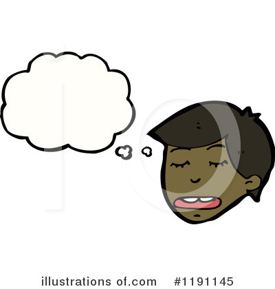 Royalty-Free (RF) Black Boy Clipart Illustration by lineartestpilot - Stock Sample #1191145