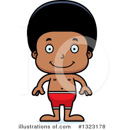 Royalty-Free (RF) Black Boy Clipart Illustration by Cory Thoman - Stock Sample #1323178